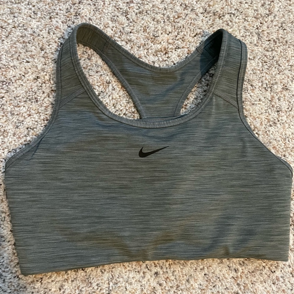 Gray Nike Sports Bra